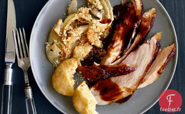 Jambon Glacé au Gingembre et à la Pêche