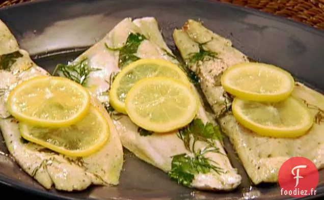 Papillote de Bar Rayé aux Herbes et Aïoli Rapide