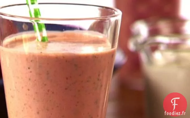 Refroidisseur de Yogourt Fraise-Basilic - Lassi