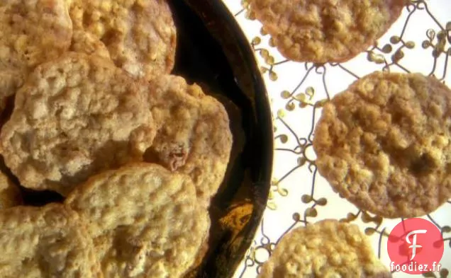 Biscuits à l'Avoine au Gingembre et au Citron