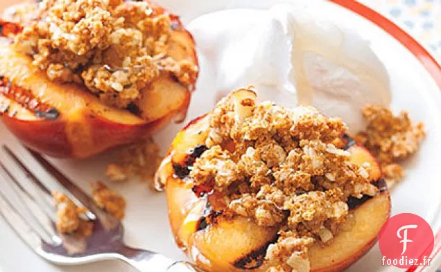 Nectarines Farcies aux Amaretti Grillées