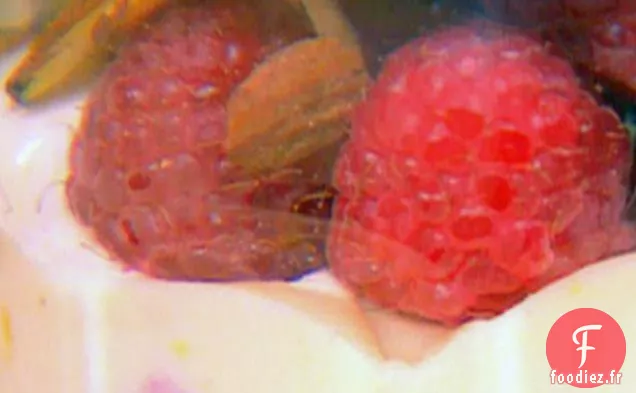 Tourbillons de Pêche et d'Amande Framboise