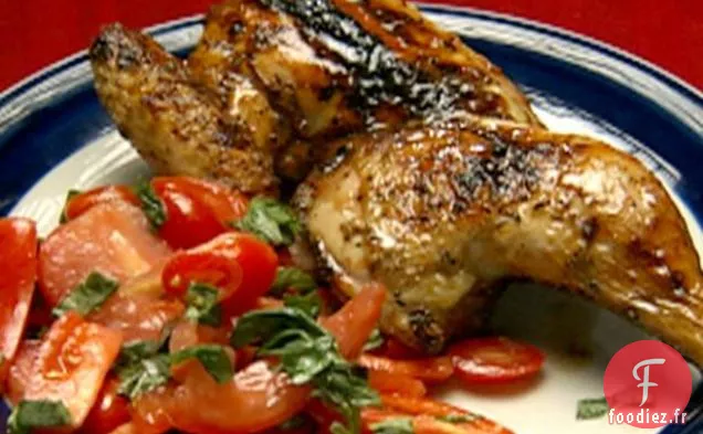 Salade de Poulet Jerk et Tomates