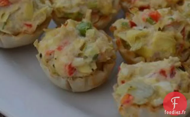 Tartelettes au Crabe et aux Artichauts
