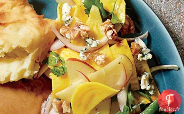 Salade Rapide aux Pommes et aux Betteraves