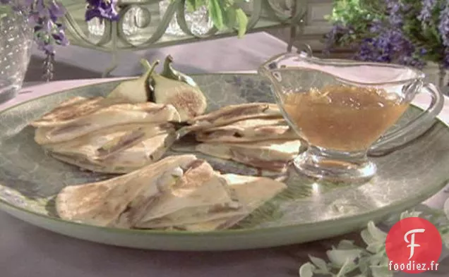 Quesadillas au Prosciutto, aux Figues et au Fromage de Chèvre