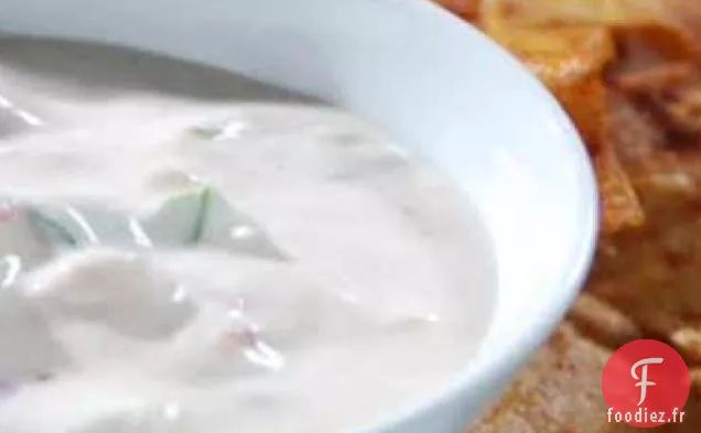 2 Rondes en ligne - Trempette Mexicaine Crémeuse avec Chips Épicées