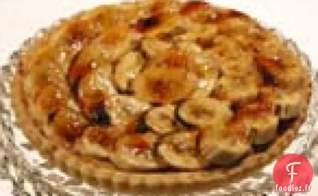 Tarte à la Crème aux Bananes au Caramel