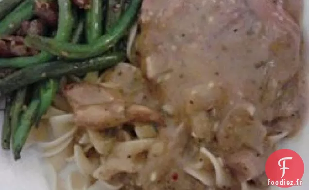 Porc de Marsala à la Mijoteuse Crémeuse