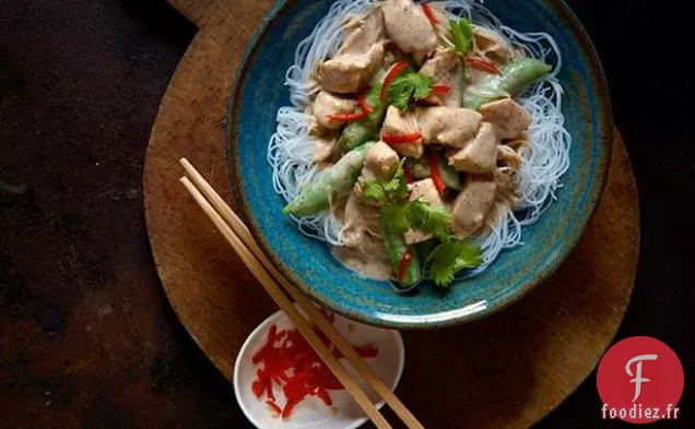 Satay au Poulet aux Amandes