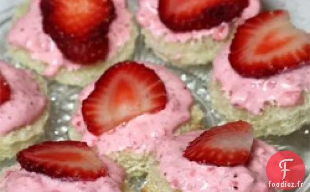 Sandwichs Crémeux aux Fraises