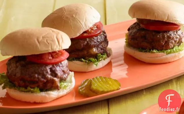 Burger Farci au Bacon, Oignon et Fromage