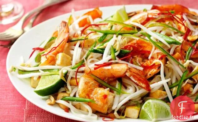 Pad Aux Crevettes Thaï