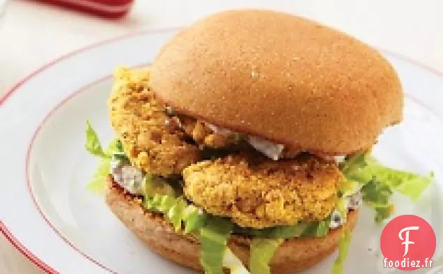 Po'boys d'huîtres allégés