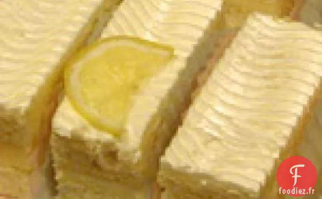 Gâteau en Feuille de Couche De Citron