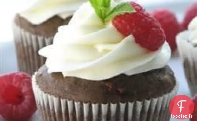 Cupcakes Aux Courgettes et Framboises