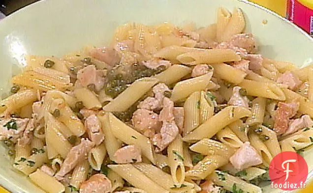 Mélange de Pâtes au Poulet Piccata