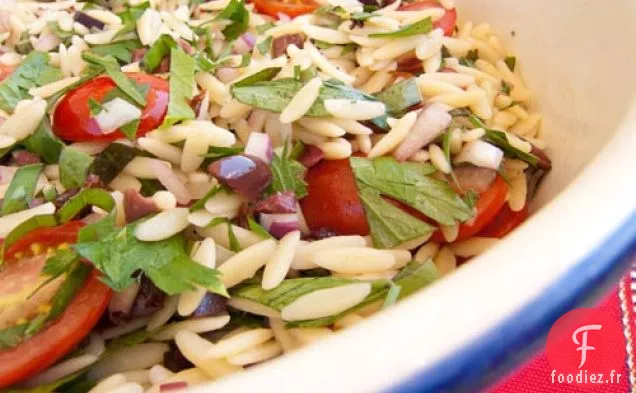 Salade d'Orzo Méditerranéenne