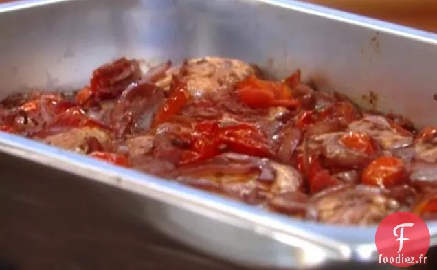 Poitrine De Poulet Glacée Au Balsamique