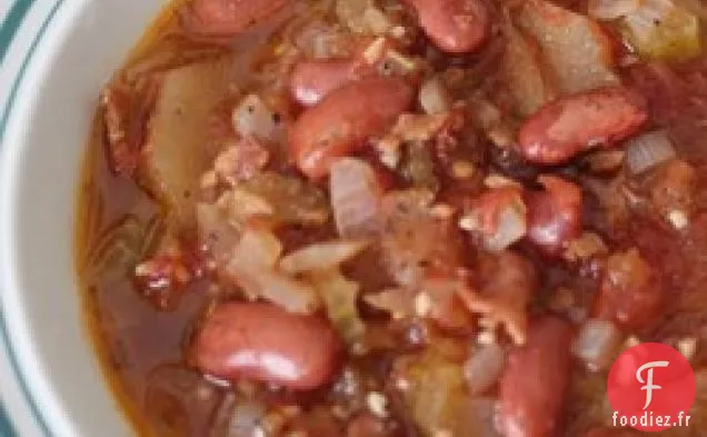 Soupe de Tomates aux Pommes Et au Bacon