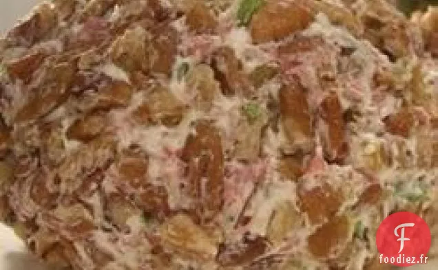 Fromage à la Crème et Boule de Bœuf Séchée Hachée