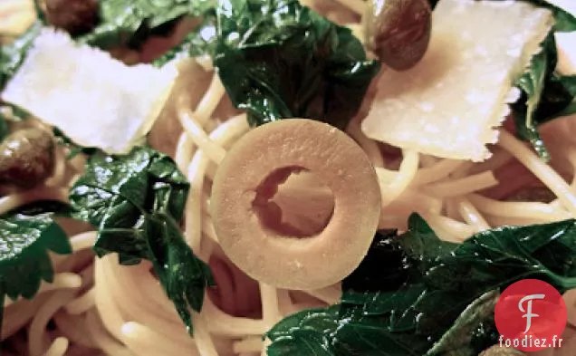 Pâtes* Au Persil, Câpres Et Olives