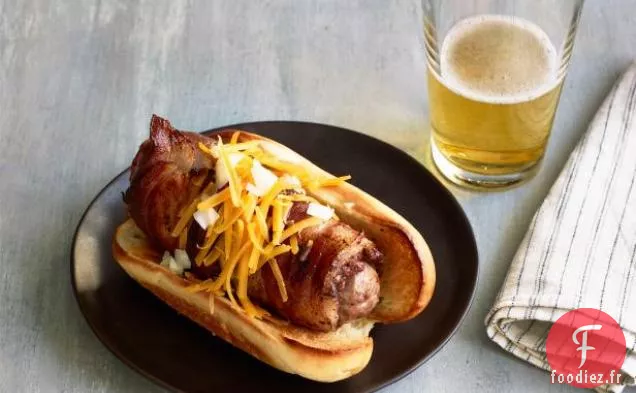Chiens Burger au Bacon
