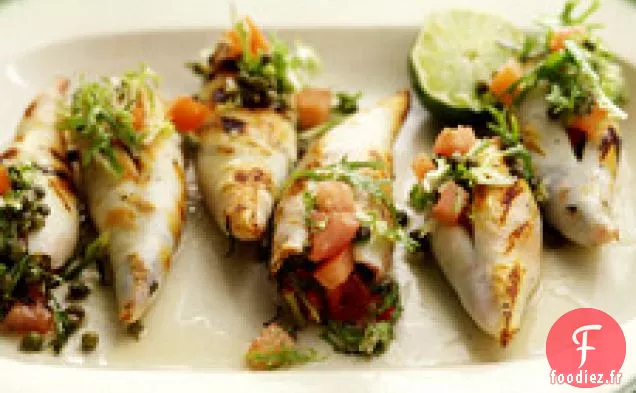 Calamars Farcis Grillés