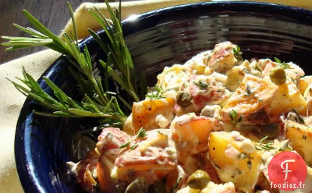 Salade de pommes de terre rôties à la provinciale
