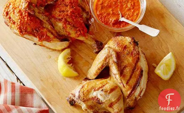 Poulet Grillé Mariné au Yaourt à la Harissa