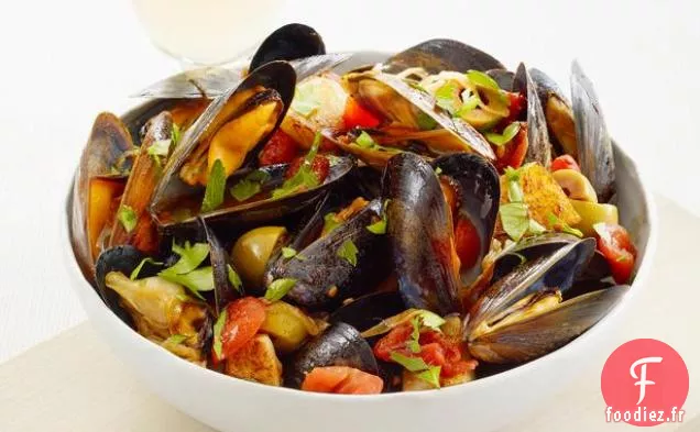 Moules aux Pommes de Terre et Olives