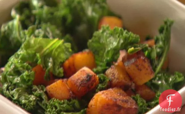 Risotto à la Courge Musquée et au Chou Frisé