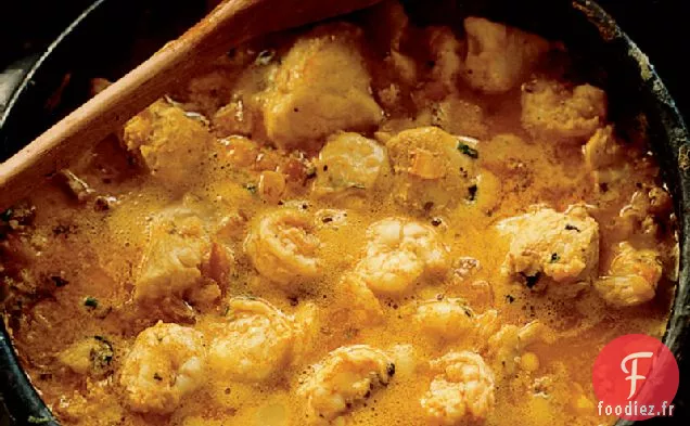 Ragoût de Fruits de mer Bahianais à la Noix de Coco et à la Tomate