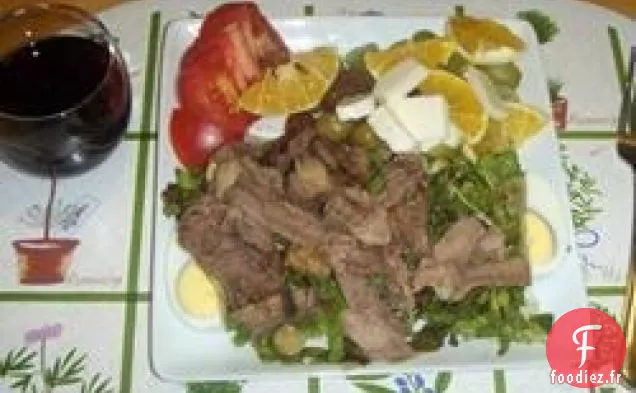 Salade de Bœuf ou de Poulet Thaï Facile