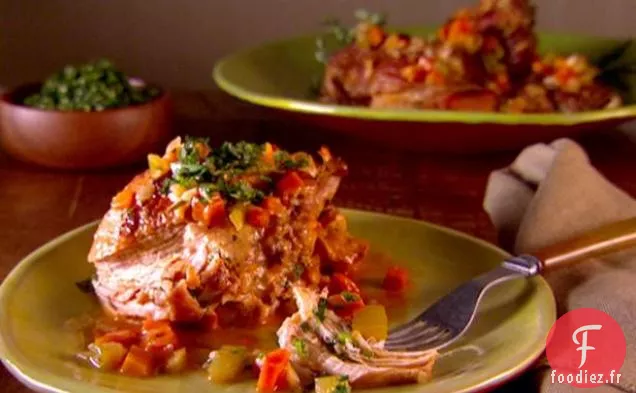 Osso Buco de Dinde au Persil et Gremolata au Romarin