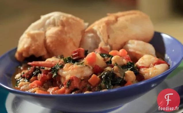 Crevettes de Pêcheur Portugaises et Chorizo