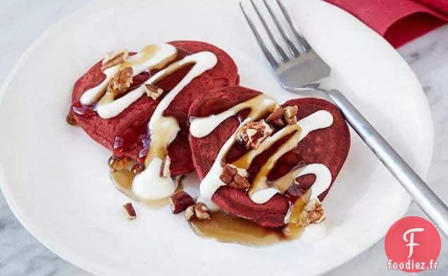 Crêpes Coeur Velours Rouge