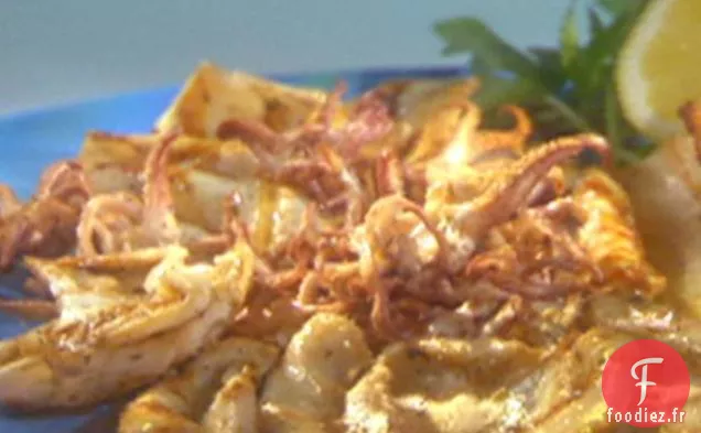 Calamars Grillés à l'Origan Et au Citron