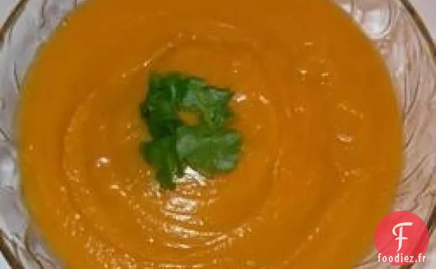 Bisque de Courge Musquée - Patate Douce Au Gingembre