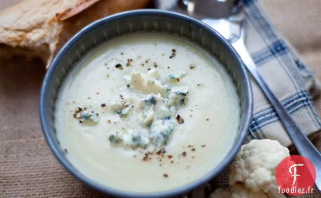 Soupe De Chou-Fleur Et Fromage Bleu