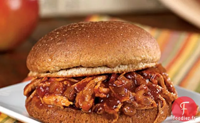 Sandwichs Au Porc Effiloché Faciles