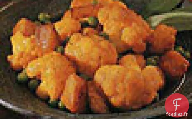 Pommes de Terre Indiennes, Pois et Chou-fleur