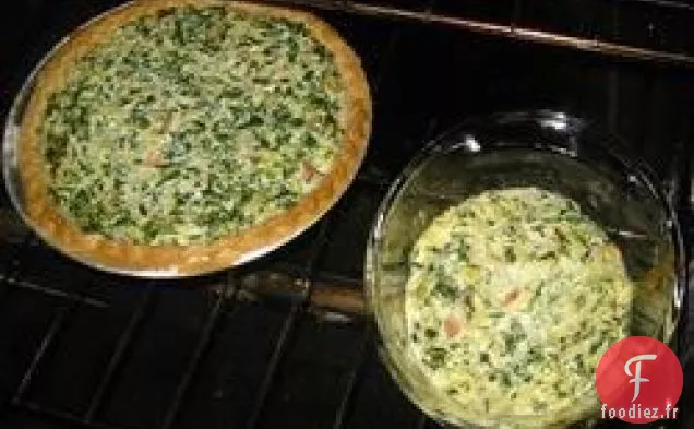 Quiche aux Épinards au Tofu Sans Œuf