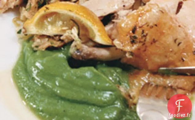 Purée de chou-fleur-épinards
