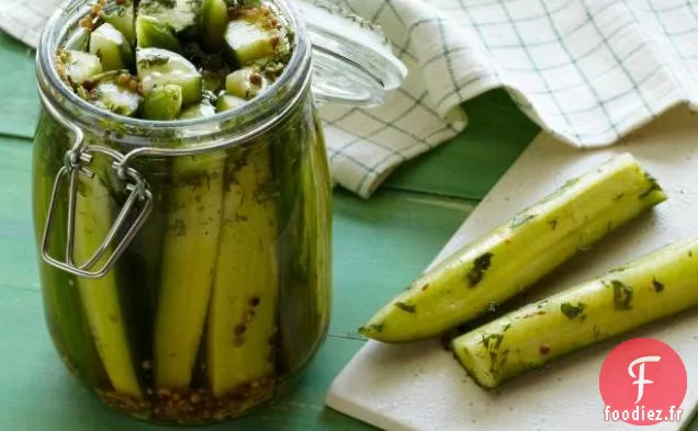 Cornichons à l'Aneth Épicés Maison