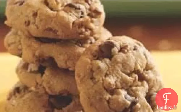 Biscuits Croquants aux Pépites de Chocolat au Caramel Au Beurre
