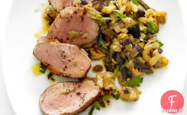 Filet de Porc à la Relish d'Aubergine