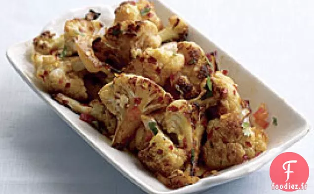 Chou-fleur glacé au miel et au citron