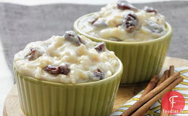 Riz au Lait au Chocolat Blanc et aux Cerises