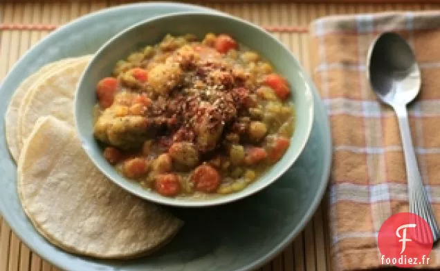 Curry De Pois Chiches Et De Chou-Fleur